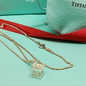 Tiffany & Co. Cube pendant necklace